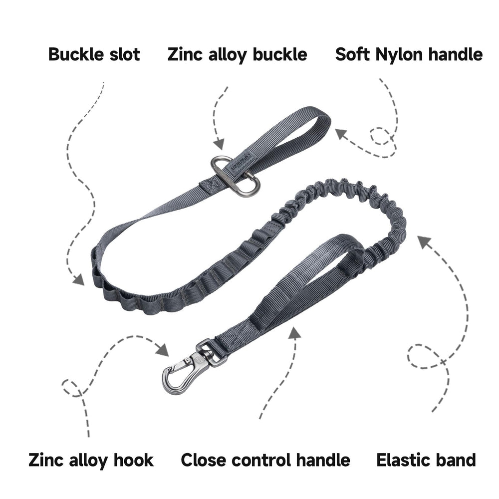 EXCELLENT ELITE SPANKER elastic bungee section cushions sudden direction changes.
