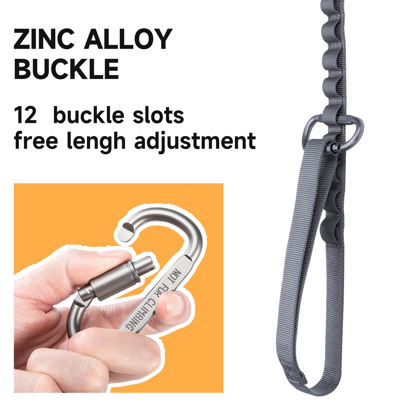 EXCELLENT ELITE SPANKER padded handle offers comfortable grip during long walks.