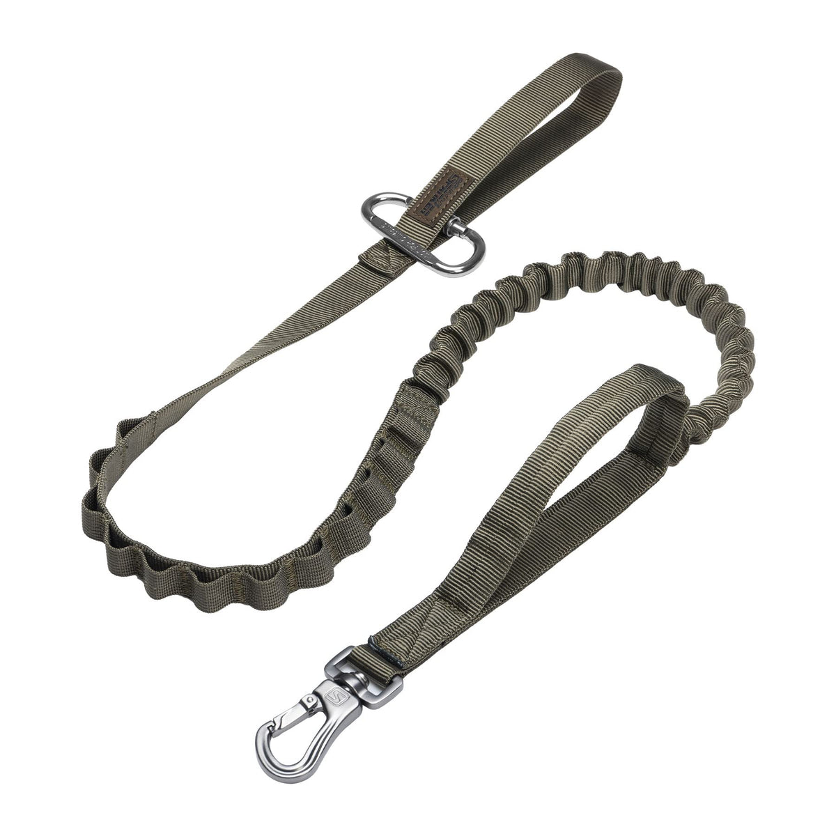 Excellent Elite Spanker tactical bungee dog leash – durable nylon with elastic stretch for smooth control.