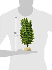 Exo Terra Boston Fern Terrarium Plant, weighted base for stable placement and realistic decor.