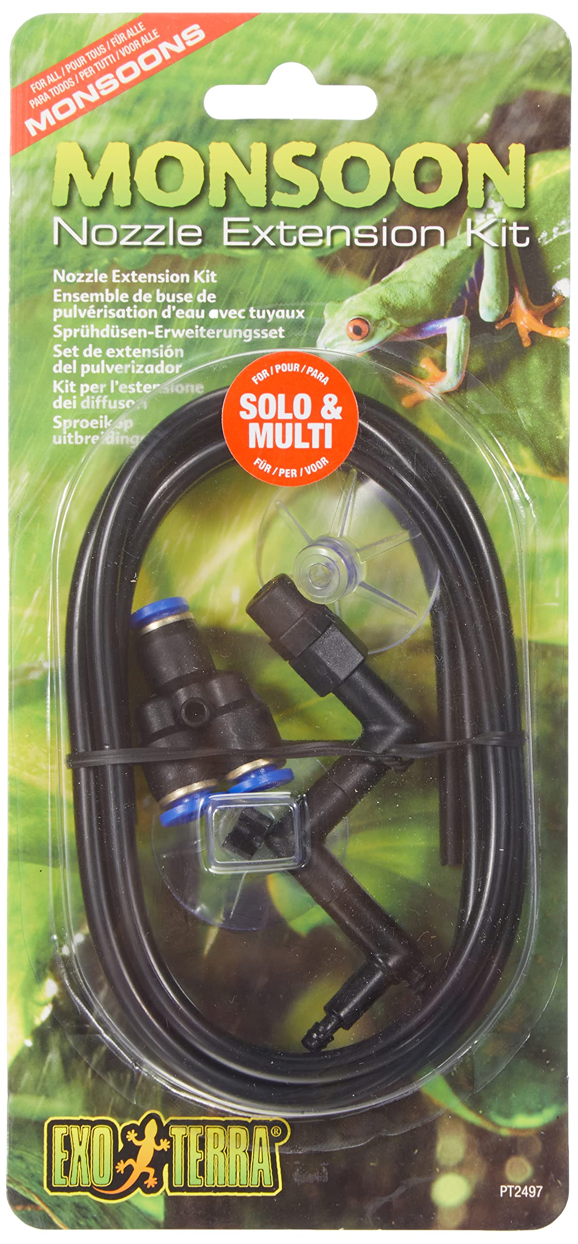 Exo Terra output tube for Monsoon RS400 fits PT2495 rainfall system for precise water delivery.