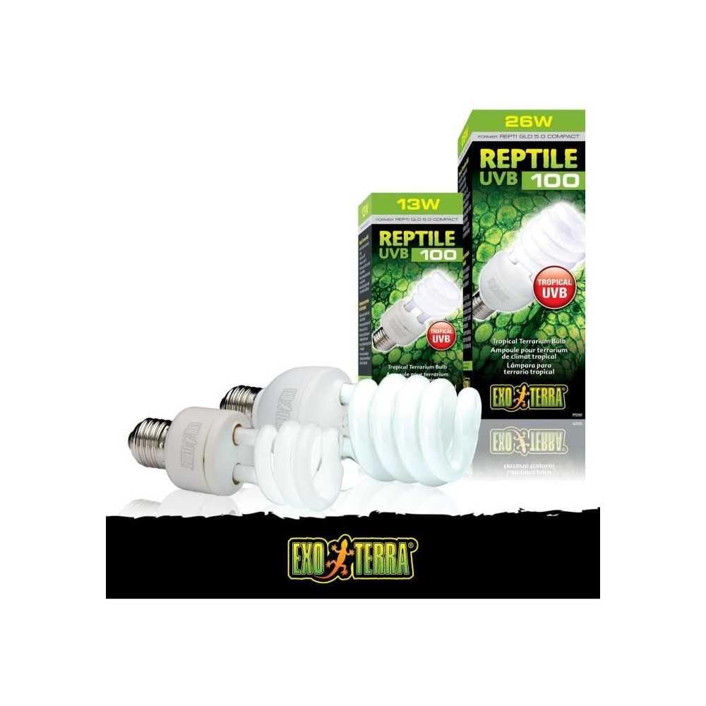 Exo Terra Repti-Glo 5.0 26W provides reliable energy-efficient reptile lighting daily.