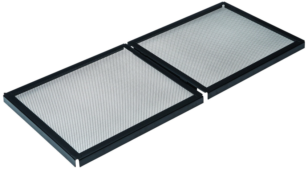 Exo Terra screen cover for hinged door provides secure ventilation and easy interior access.