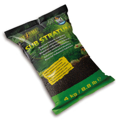 Exo Terra Sub Stratum natural bioactive soil supports plant life and thriving microfauna.