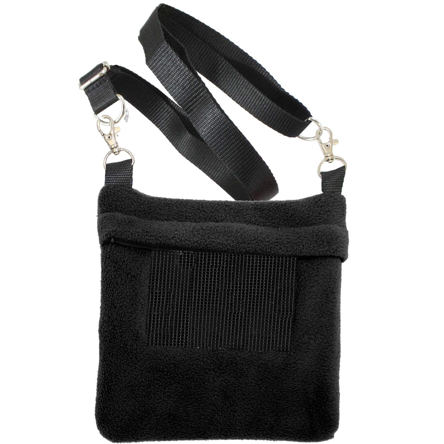 Exotic Nutrition Economy Carry Pouch inside cage bonding with sugar gliders