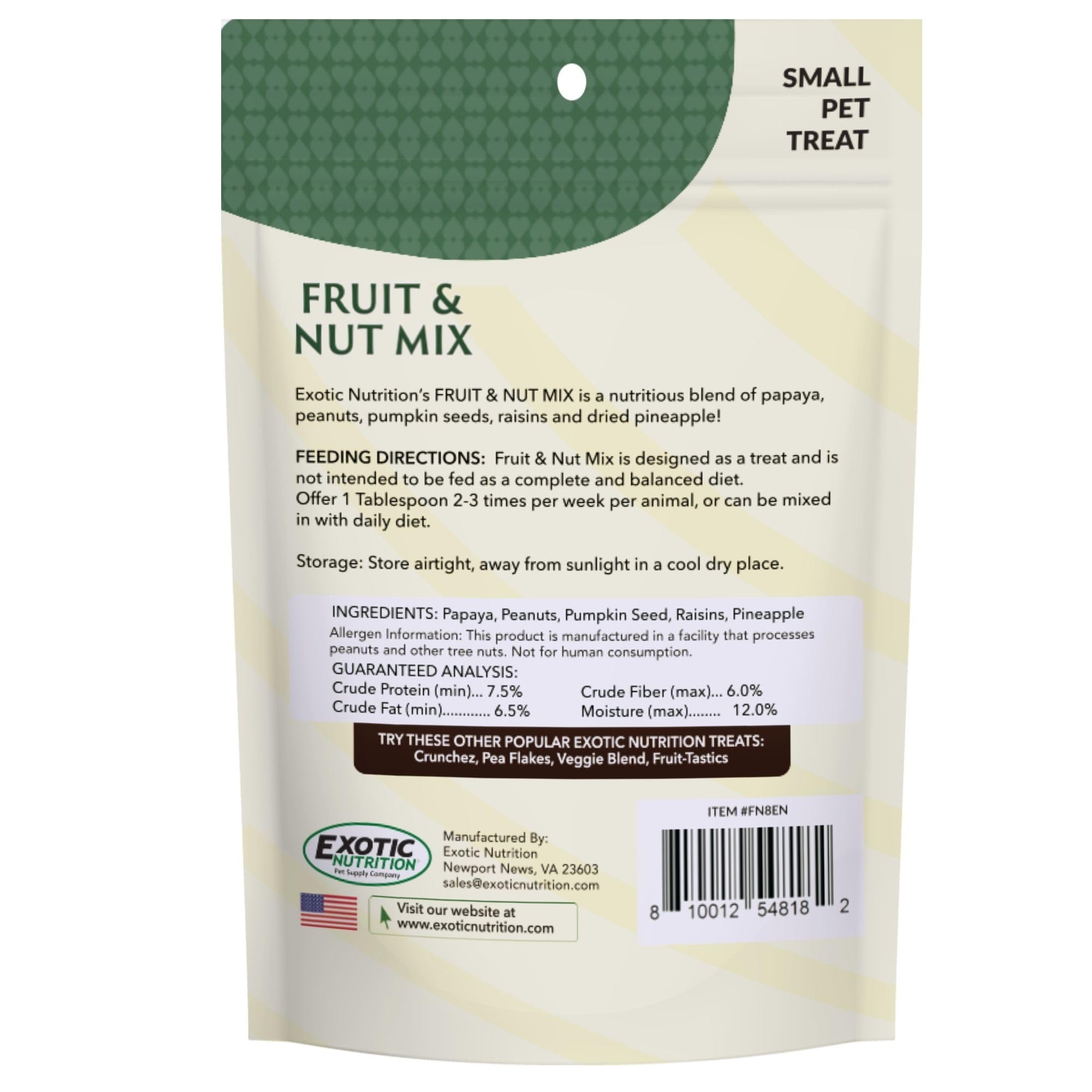Exotic Nutrition Fruit & Nut Mix offers healthy fats, fiber, and vitamins for daily snacking.