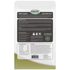 Exotic Nutrition Glider Complete serving dish ready for a meal portion.