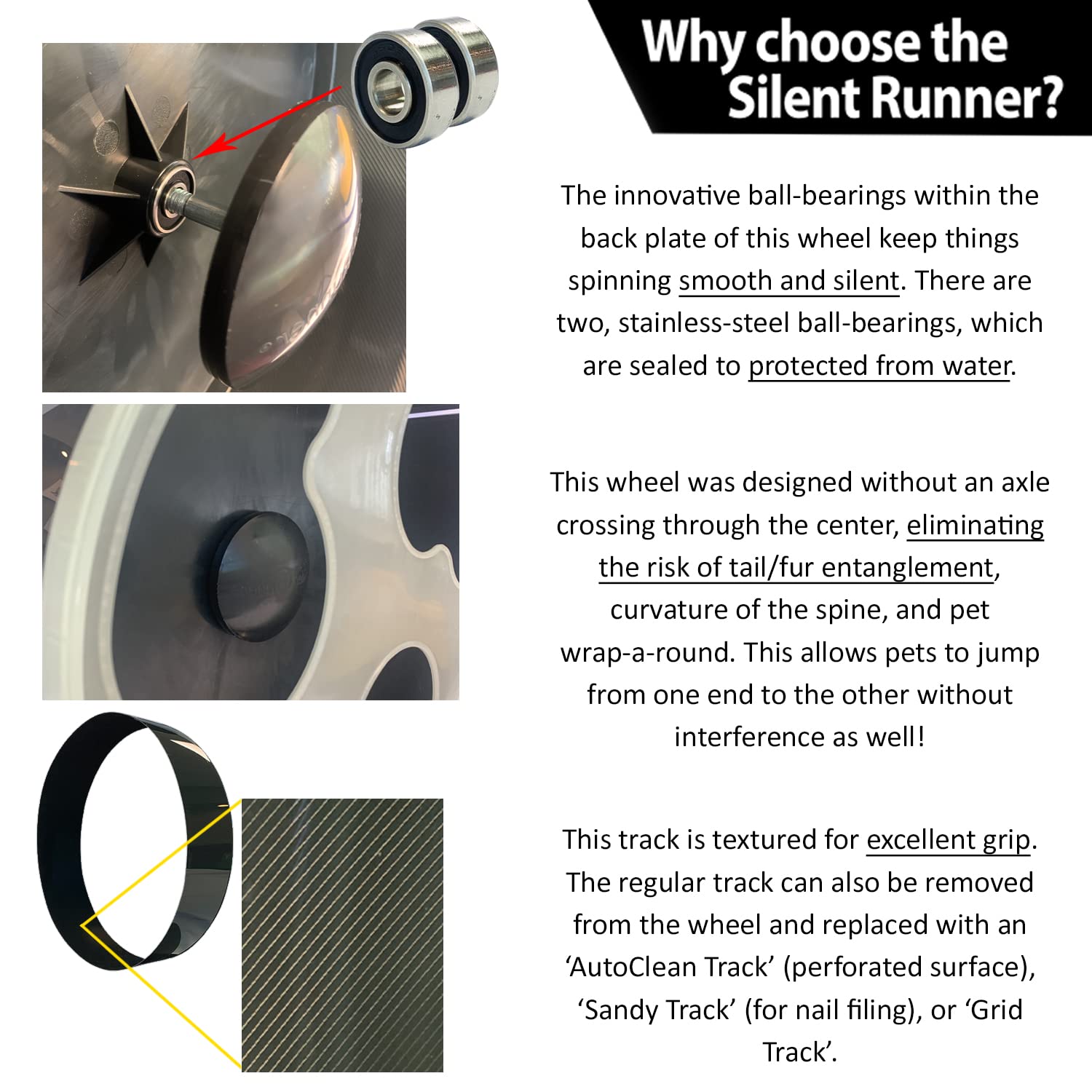 Exotic Nutrition Glow Wheel fast silent rotation for pet enrichment
