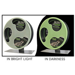 Exotic Nutrition Glow Wheel non slip surface keeps paws steady during runs
