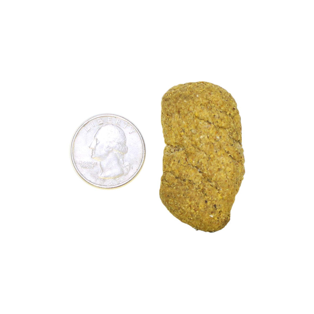 Exotic Nutrition biscuits measure about two by one inches for easy portions.