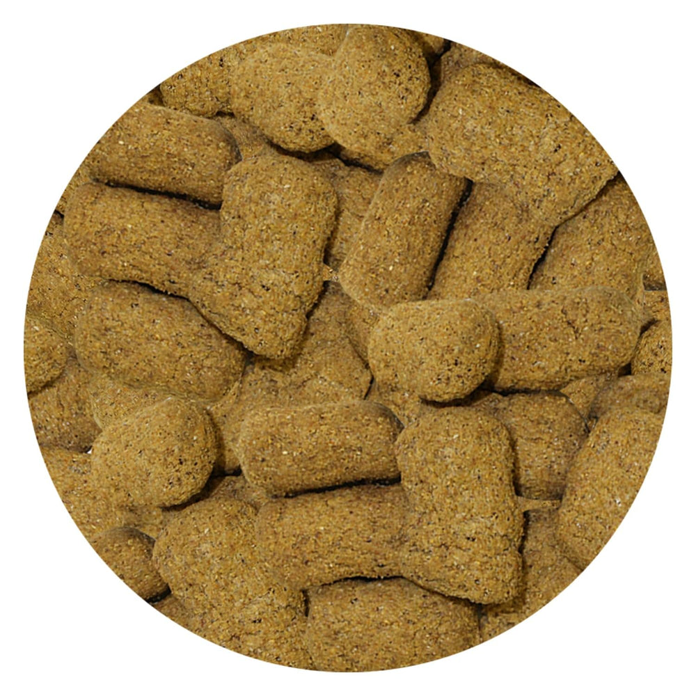 Exotic Nutrition Monkey Biscuits close-up shows textured surface for dental wear.