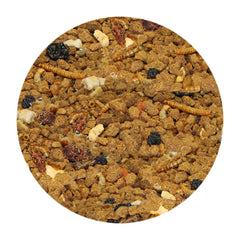 Exotic Nutrition Opossum Complete high calcium insect content supports bone health.