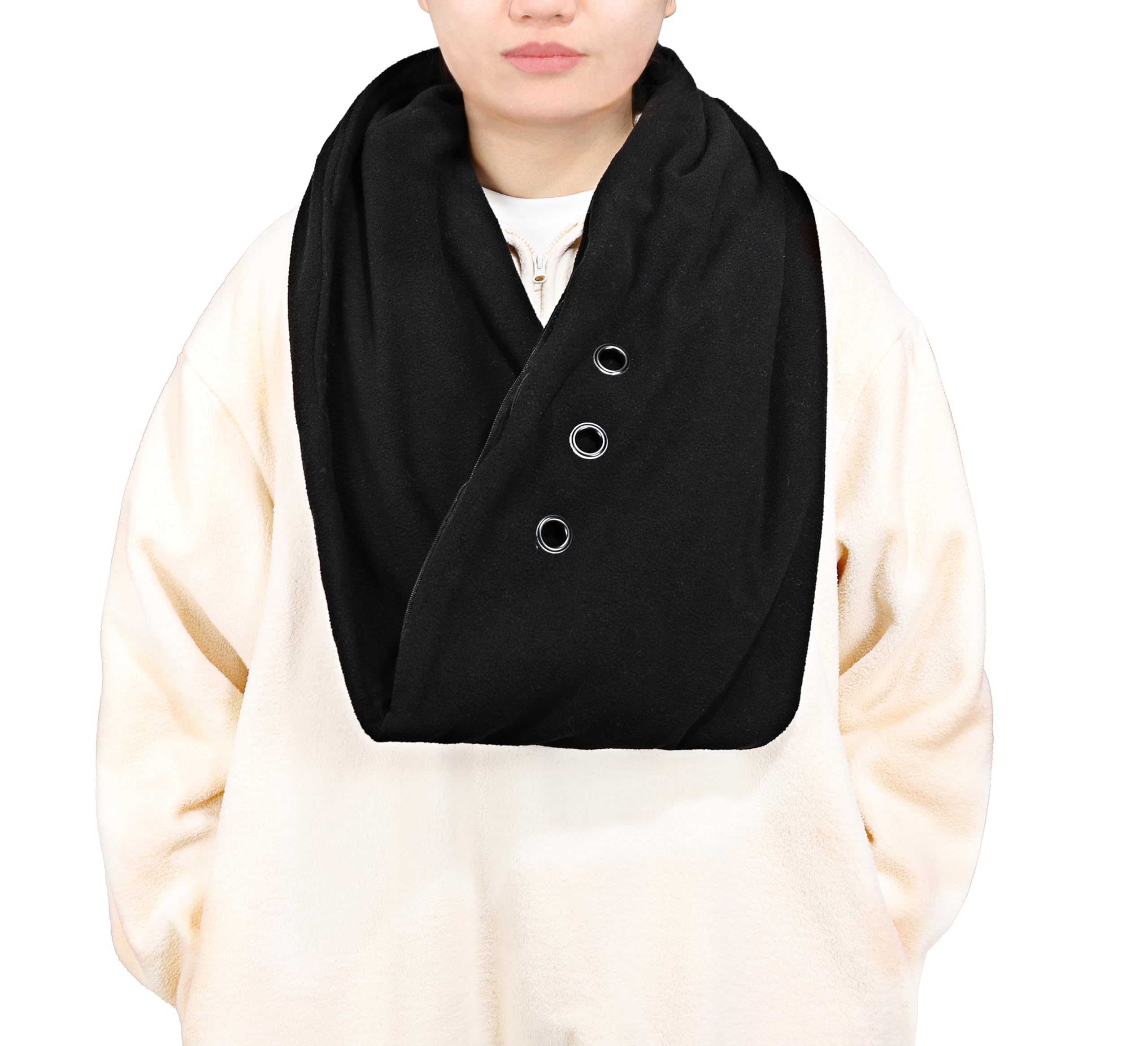 Exotic Nutrition Bonding Scarf black, side air holes for airflow and comfort