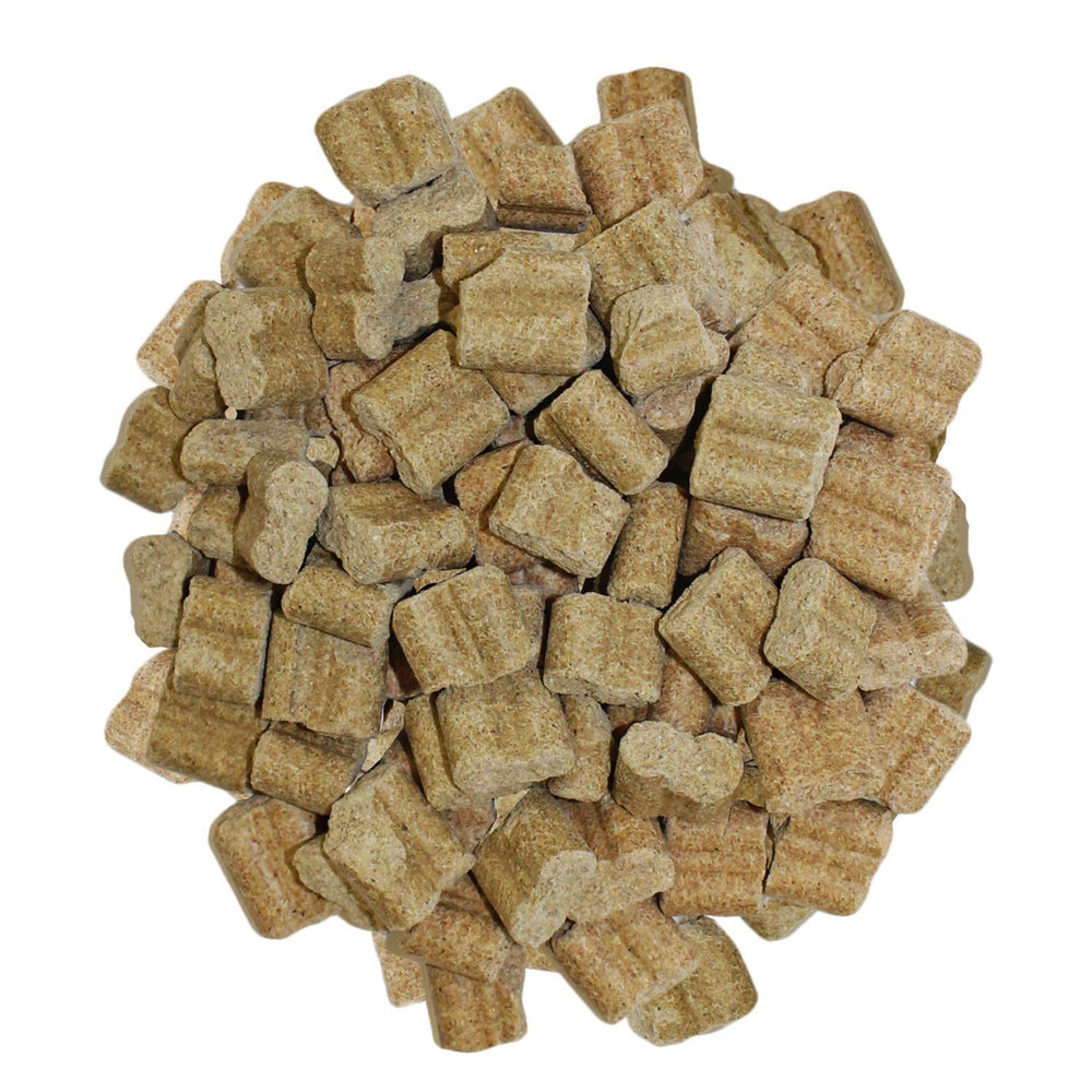 Closeup of dense Exotic Nutrition Rodent Blocks for dental exercise.