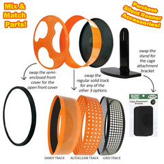 Exotic Nutrition Silent Runner 12-inch wheel assembly demonstrating easy setup.