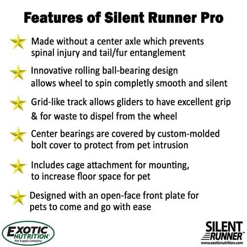 Exotic Nutrition Silent Runner Pro, compact and easy to store after play.