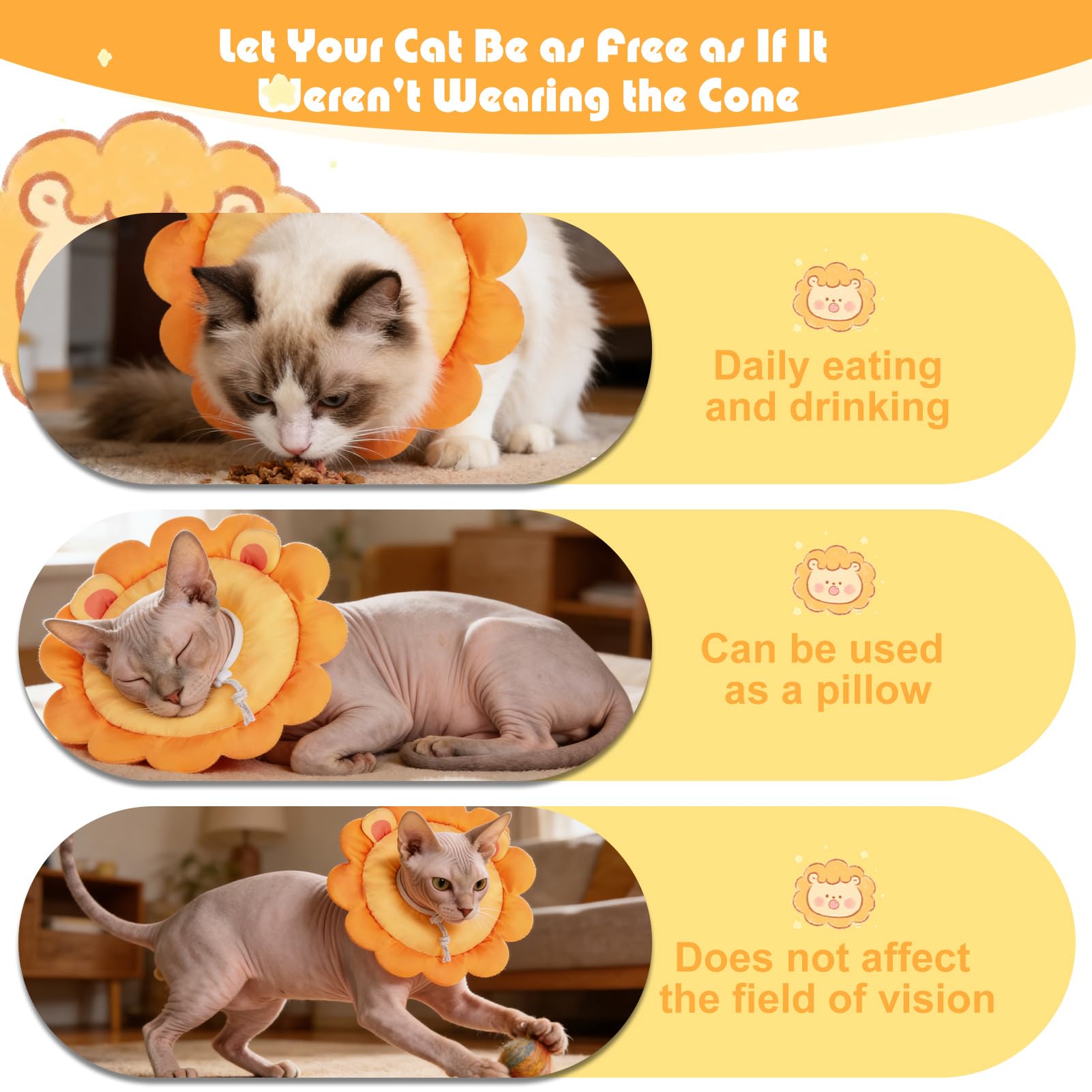 Adjustable drawstring on EXPAWLORER soft collar for secure, comfortable fit.