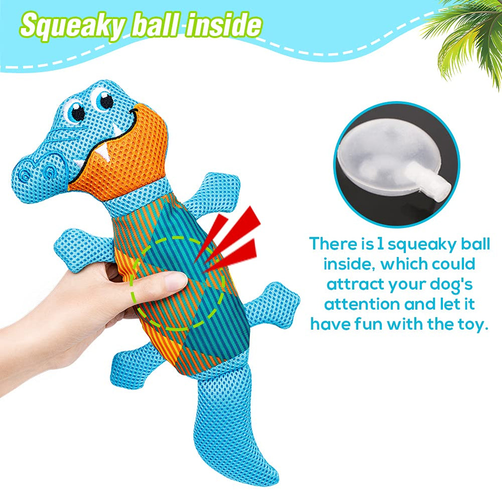 EXPAWLORER crocodile toy two-pack in colors for versatile indoor and outdoor fun