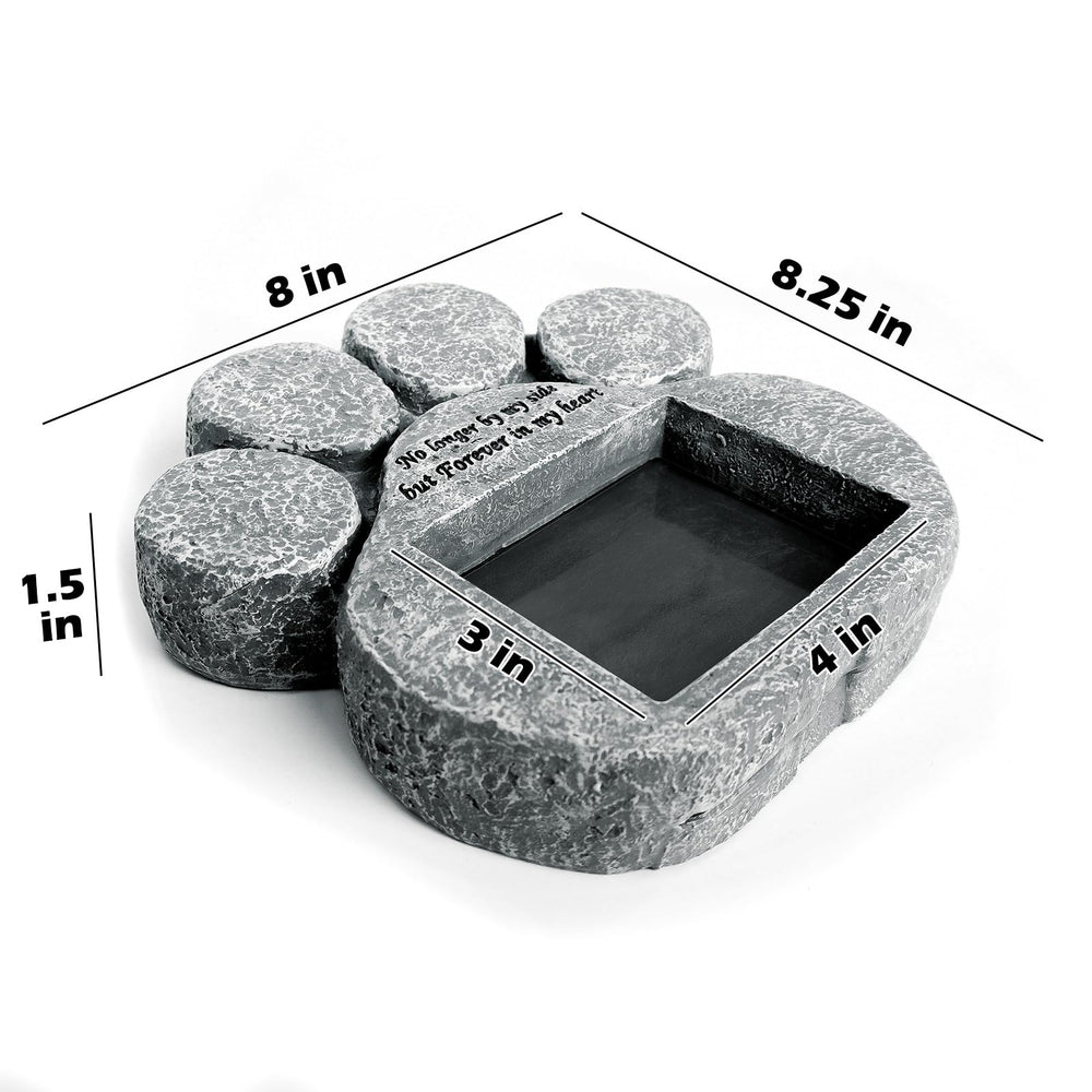 EXPAWLORER Pawprint Memorial with 8.25 by 8 inch display
