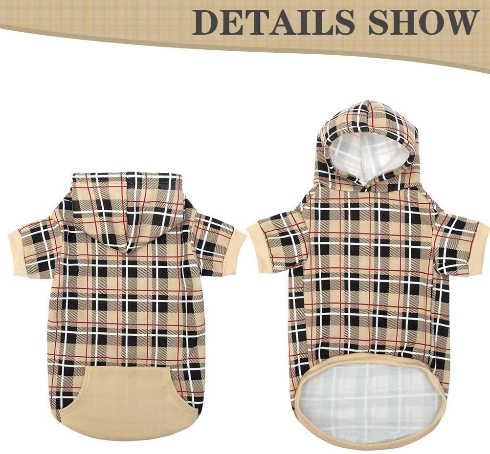 EXPAWLORER tartan pattern adds timeless style to canine outfits