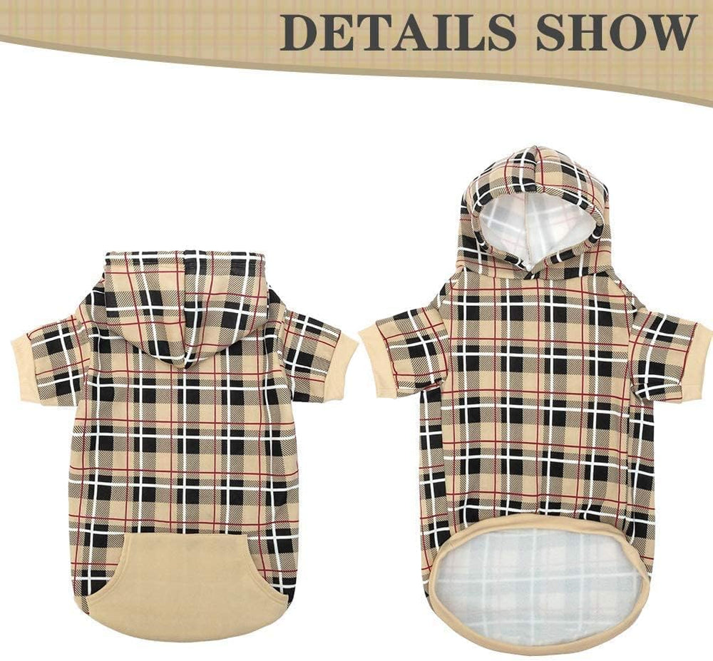 EXPAWLORER tartan pattern adds timeless style to canine outfits