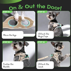 EXPAWLORER quick-release buckle on a secure dog harness