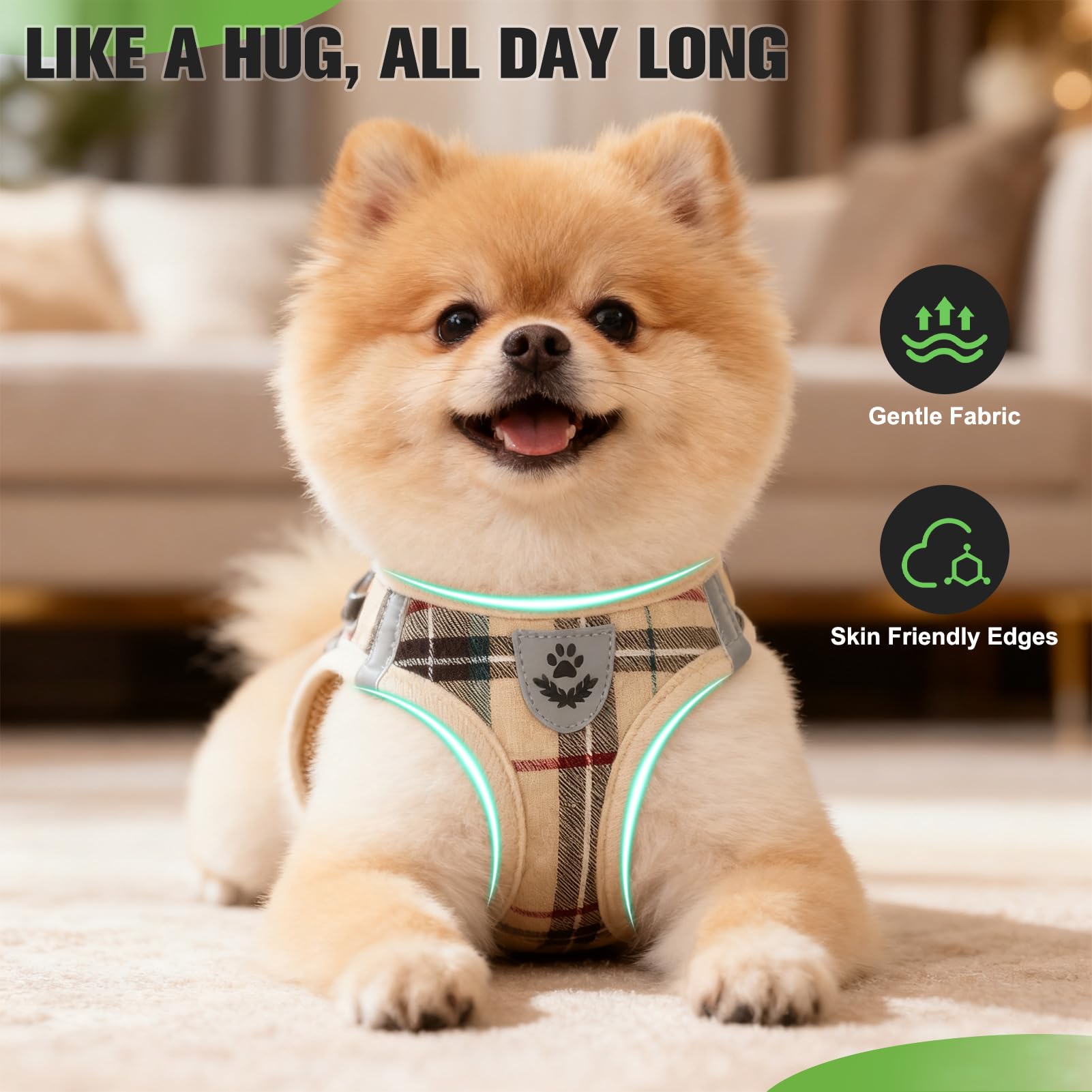 EXPAWLORER soft padded vest providing comfortable wear