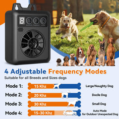 EXPBSYOU bark deterrent mounted on wall or tree for easy placement