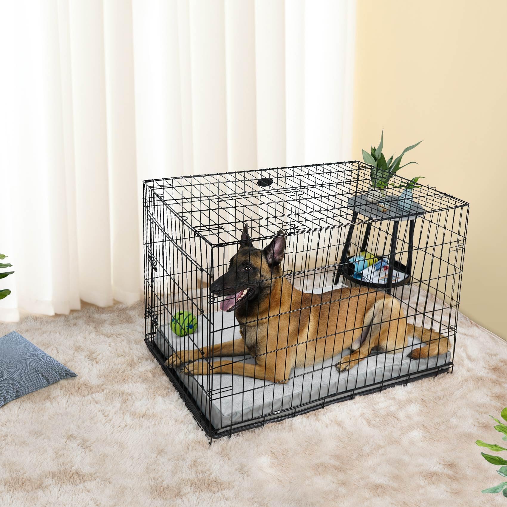 Explore Land 48x36x4 inch cover fits standard dog beds in gray.