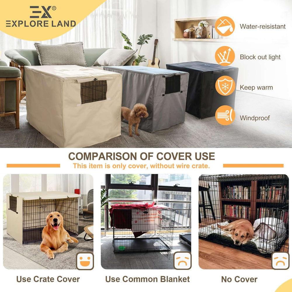 Explore Land breathable dual-doors with mesh for ventilation control
