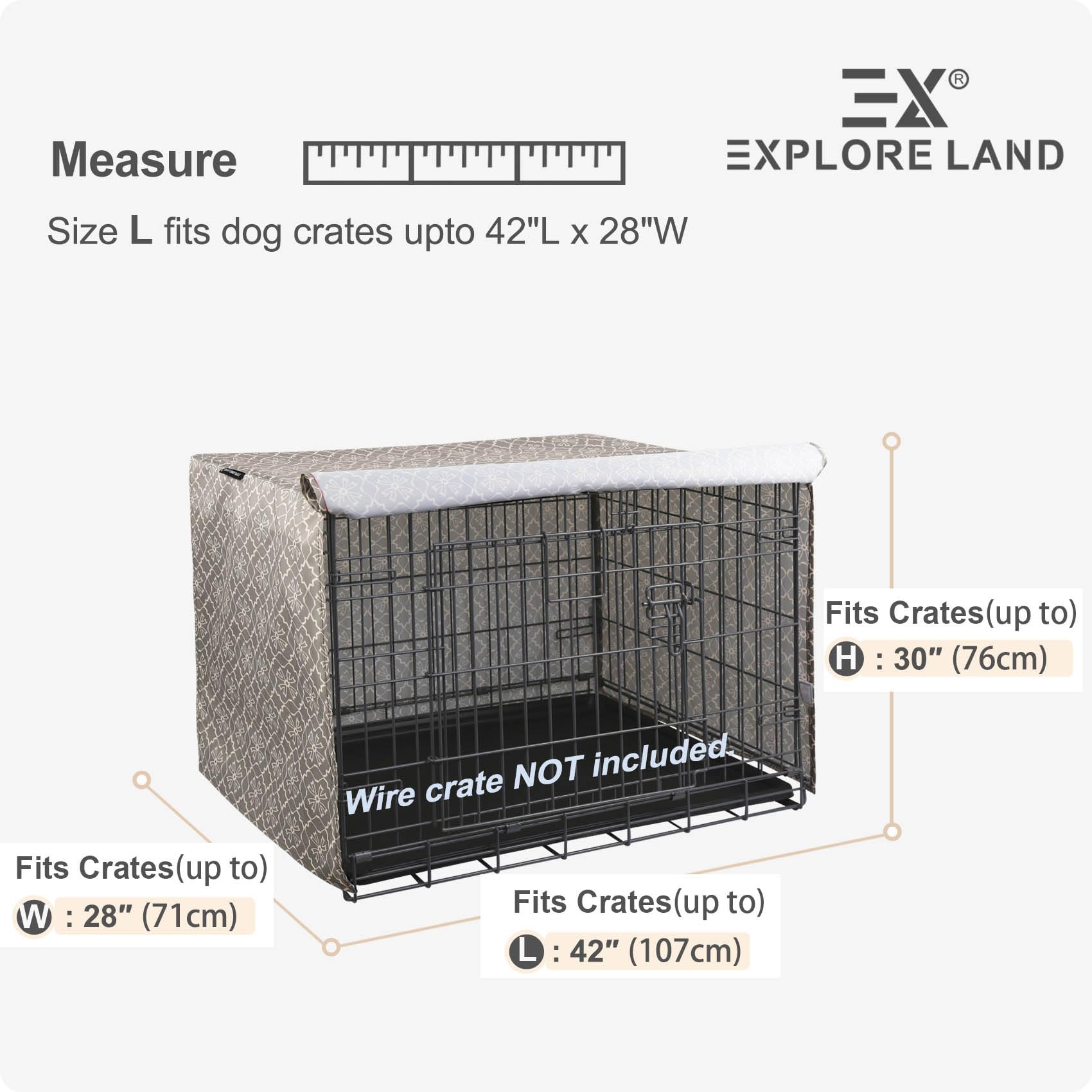 Explore Land vintage violet crate cover with roller shades increases airflow.
