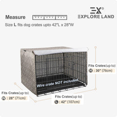 Explore Land vintage violet crate cover with roller shades increases airflow.
