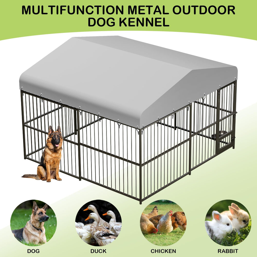 Easy assembly of ExploreHorizon kennel with clear instructions.