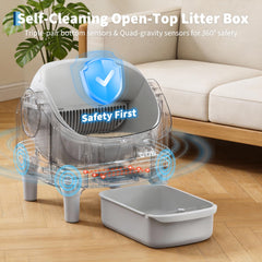 ExploreHorizon multi-cat friendly design accommodates kittens to large cats.