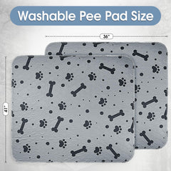 EXPOWEX dog pads with waterproof backside for leak protection in homes.