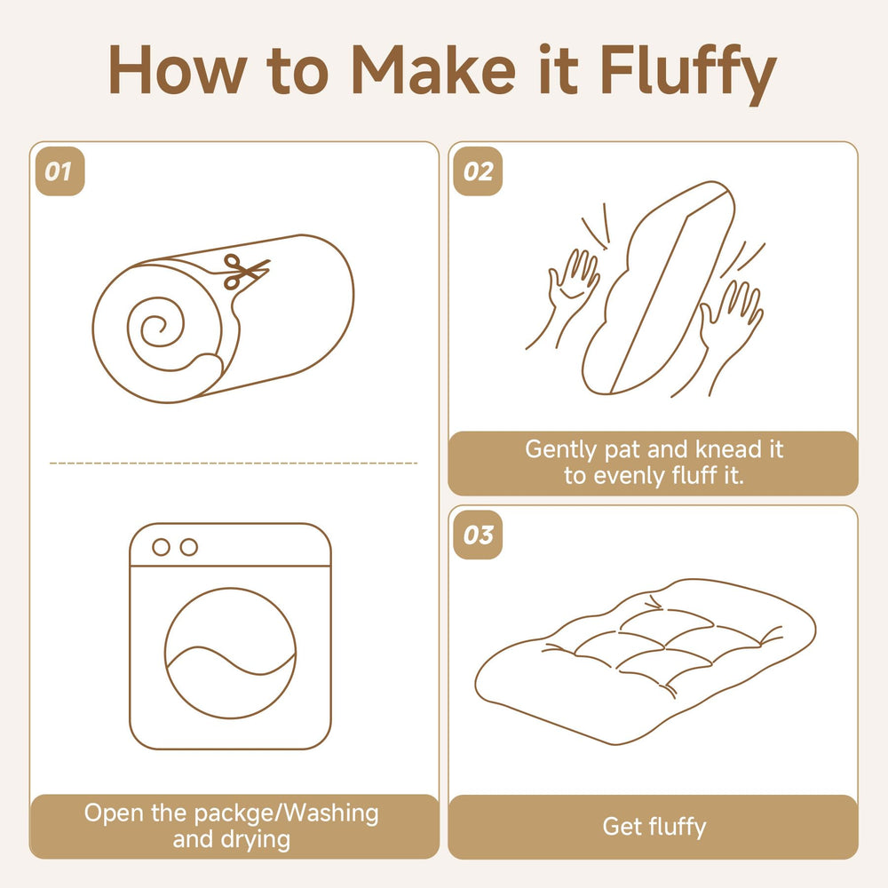 Exsnugy machine-washable crate pad stays fluffy after washes.