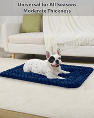 Exsnugy machine-washable bed keeps crates fresh between cleanings.