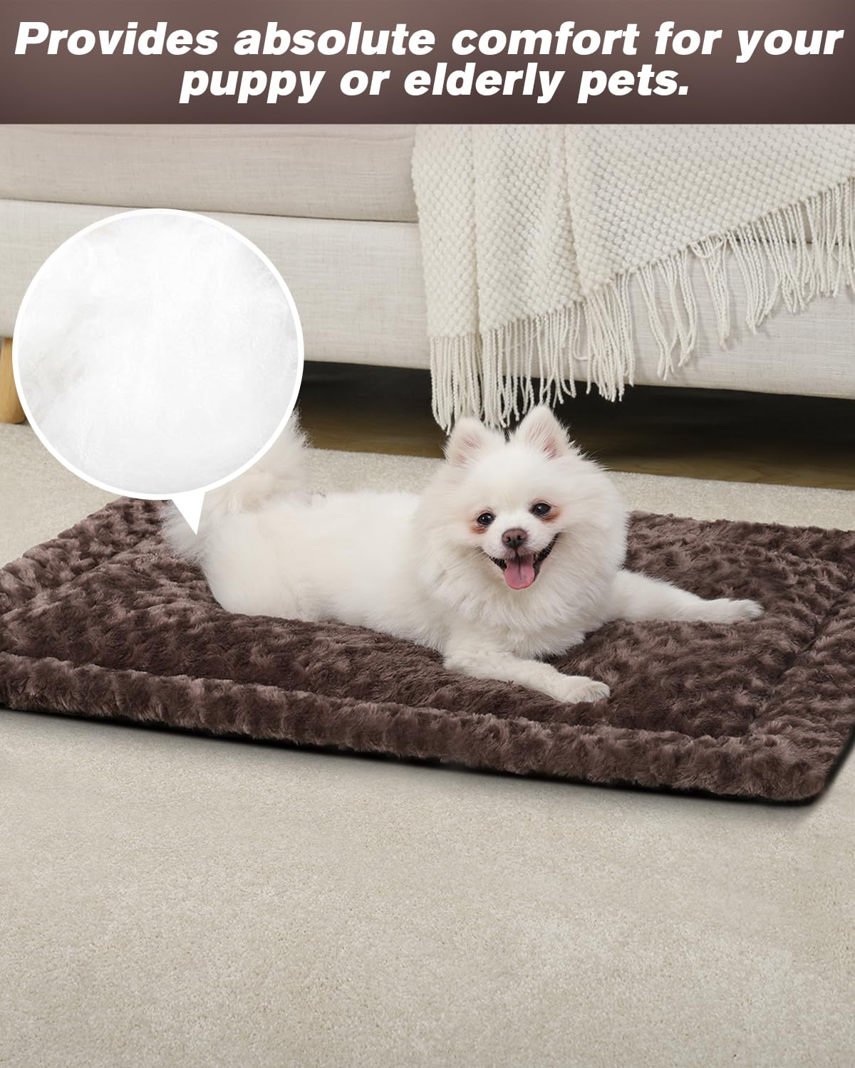 Exsnugy machine-washable mat retains shape after washing.