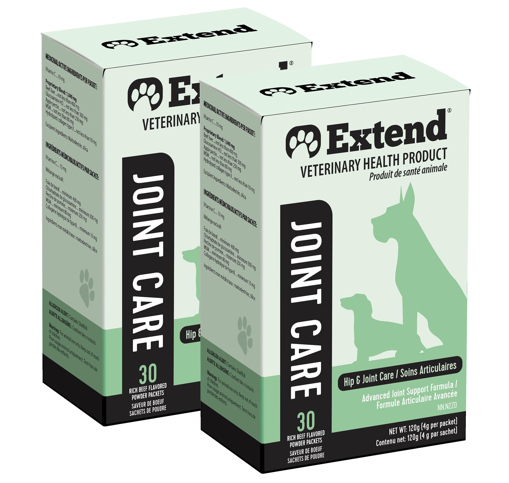 Extend Dog Hip and Joint packets for daily dosing and convenience