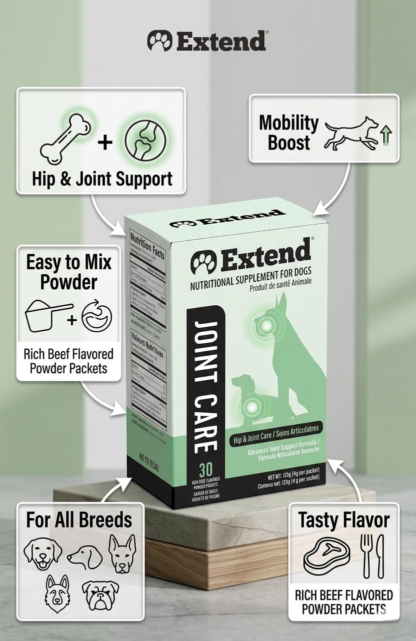 Mixing Extend Joint Supplement with water for a tasty gravy
