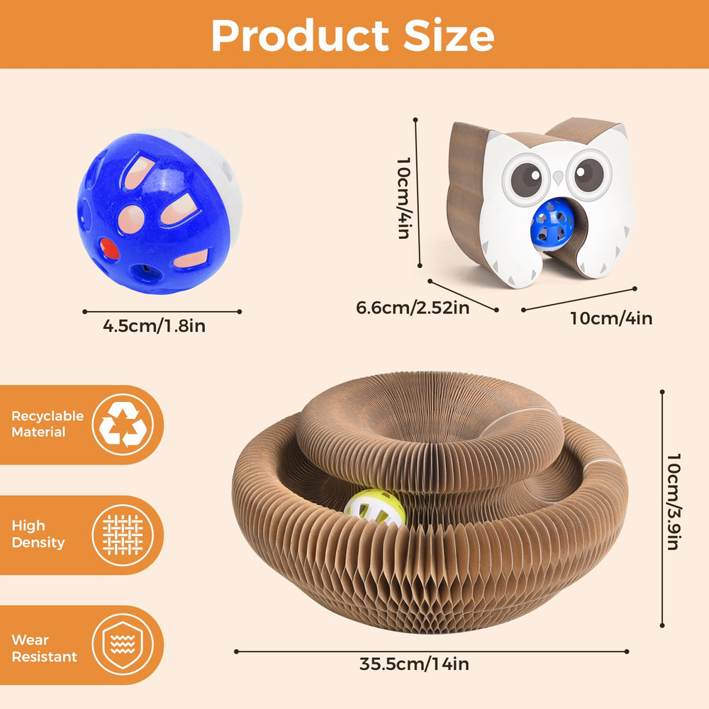 EXTFANS Extra-durable 2cm-thick board provides sturdy scratching and long-lasting use.