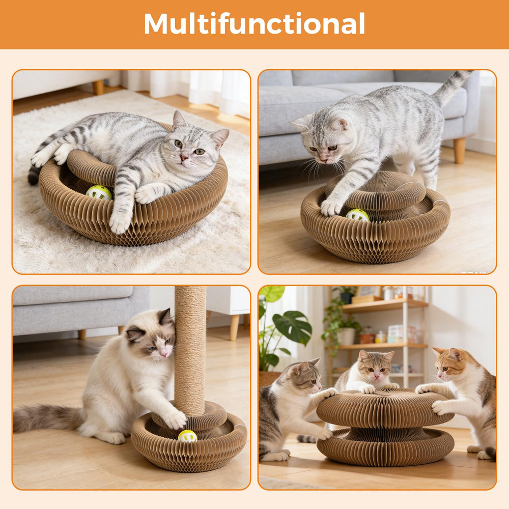 EXTFANS Multi-room enrichment suits small apartments and multi-cat homes.