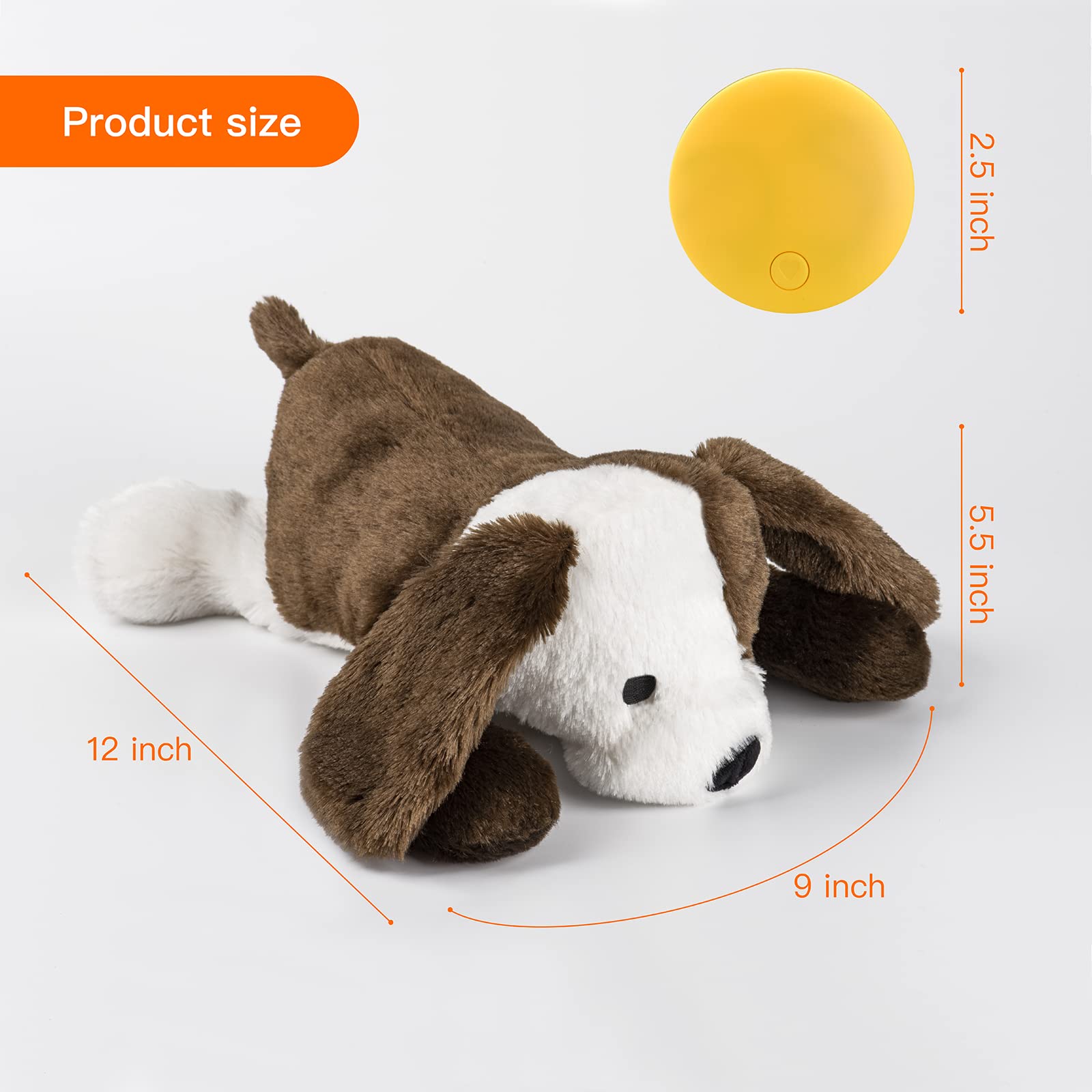 Extragele Heartbeat Puppy Toy therapy session illustrates stress relief benefits.
