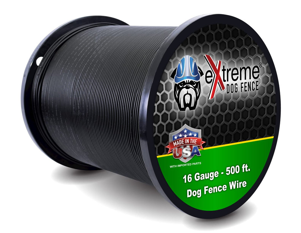 Extreme Dog Fence 16-gauge wire spool suitable for long-lasting outdoor containment.