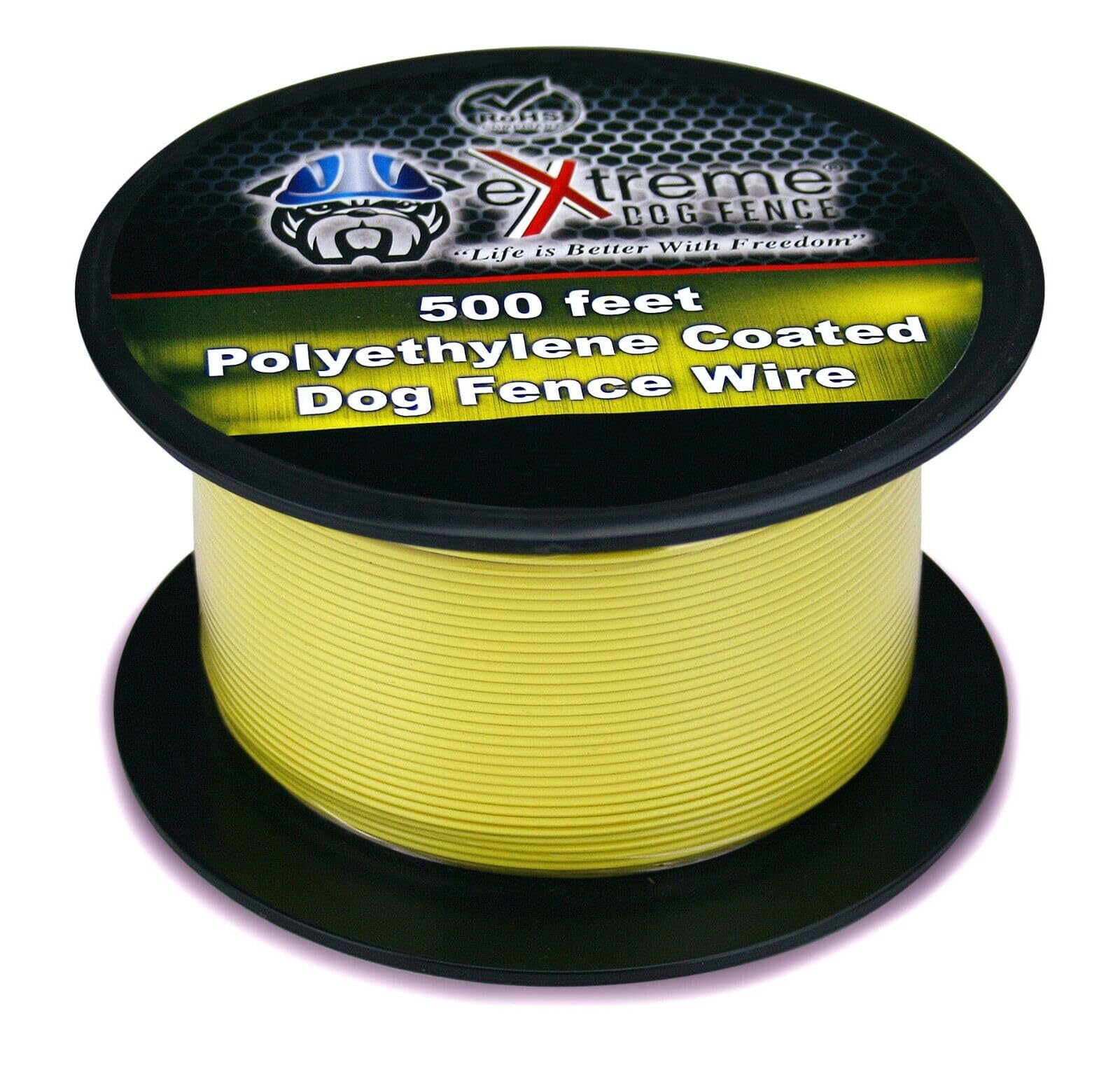 Extreme Dog Fence heavy-duty 20ga wire for reliable performance in tough terrains.