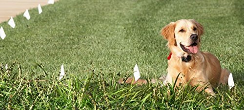 Extreme Dog Fence 30mil jacket offers UV and water resistance for outdoor durability.