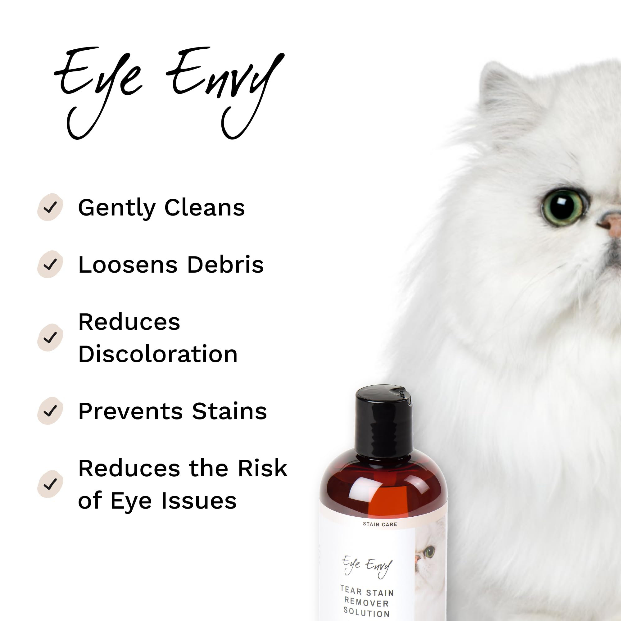 Eye Envy gentle action applicator pads for easy stain removal around eyes