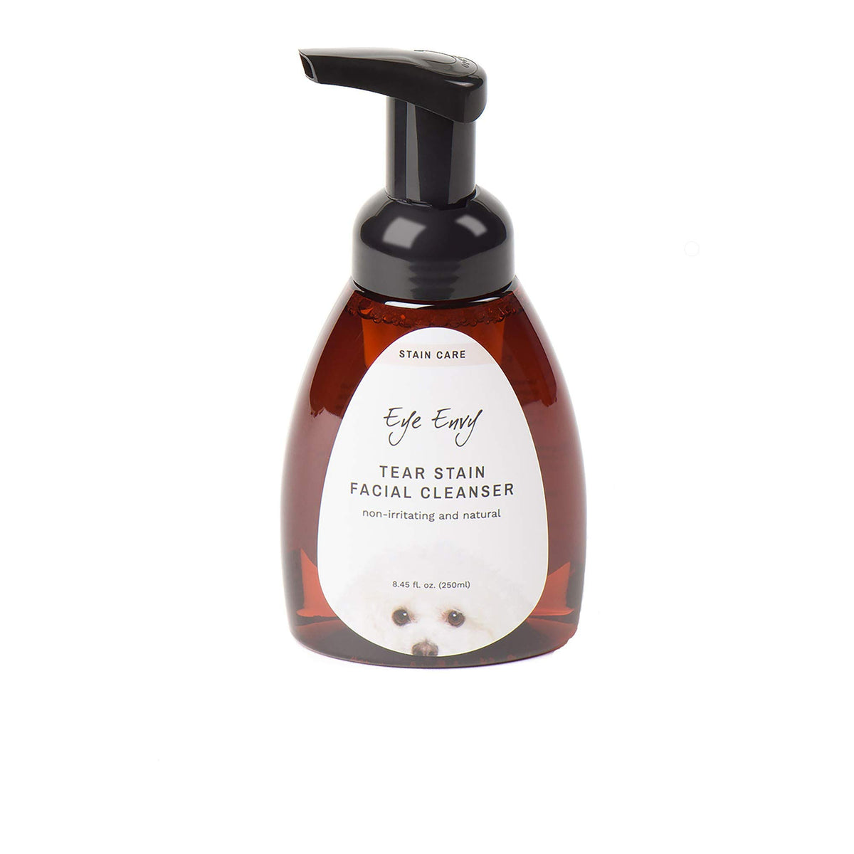 Eye Envy tear stain cleanser bottle pour for gentle eye-area cleansing