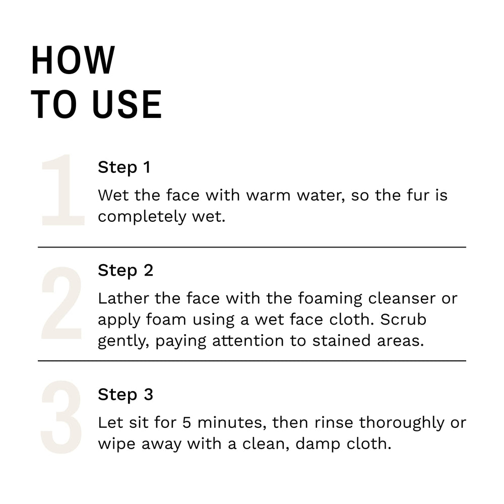 Eye Envy tear stain cleanser pet face area helps with stain management