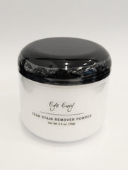 Eye Envy Tear Stain Powder around eyes showing dry area after use